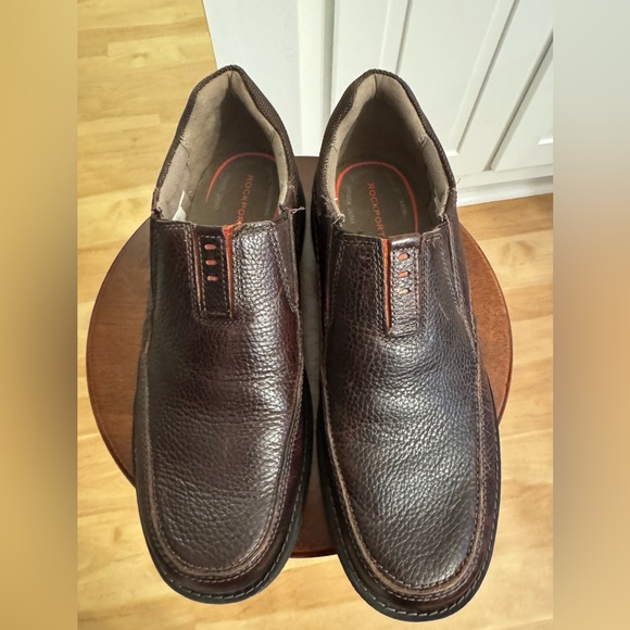 Rockport Other - NWOT Rockport Trutech Men's Brown Leather Slip-On Shoes Size 9.5